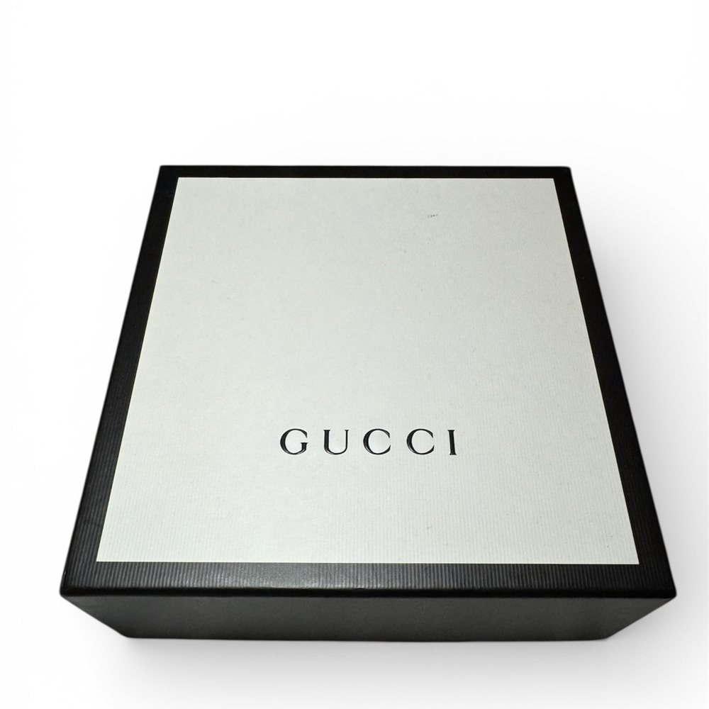 Gucci Black Leather Belt with Gold Tone Buckle Detail - Picture 5 of 6